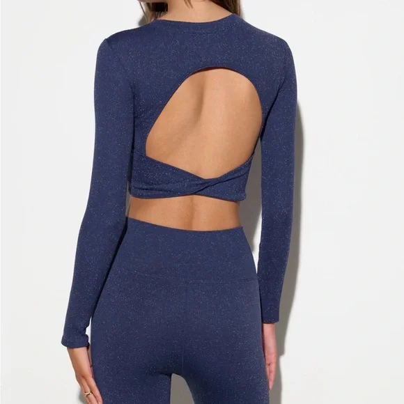 NWT Spiritual Gangster Shimmer Seamless Two Piece Set - Picture 3 of 16